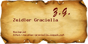Zeidler Graciella névjegykártya